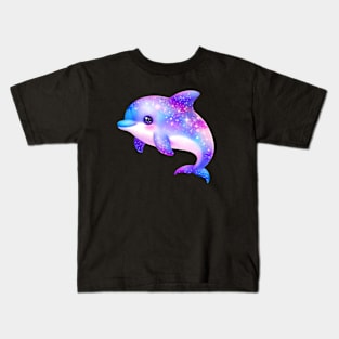 Sparkle Baby Dolphin Kids T-Shirt